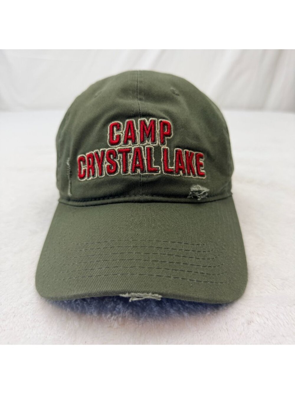 Camp Crystal Lake Friday The 13th Unisex Adult Adjustable Cap Hat Distressed